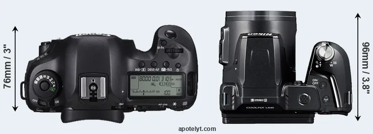 Compare 5DS versus L840 top