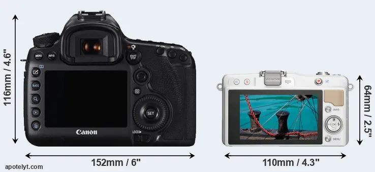 Comparison 5DS or E-PM2 rear