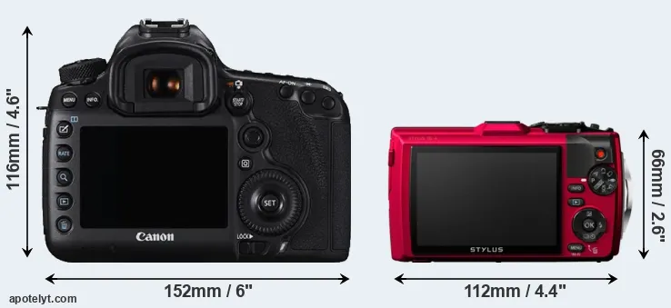 Comparison 5DS or TG-4 rear