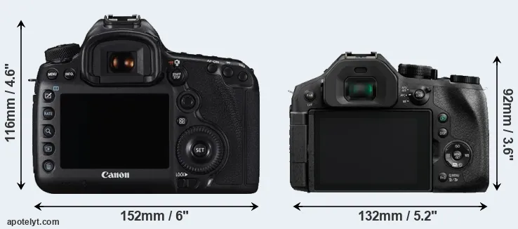 Comparison 5DS or FZ330 rear
