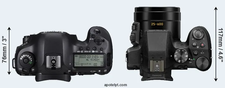 Compare 5DS versus FZ330 top