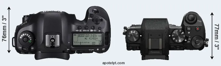 Compare 5DS versus G7 top