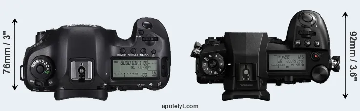 Compare 5DS versus G9 top