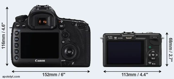 Comparison 5DS or GF2 rear