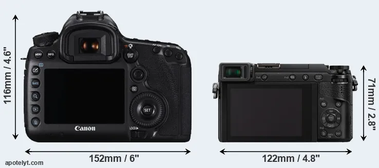 Comparison 5DS or GX85 rear