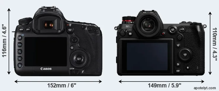 Comparison 5DS or S1 rear