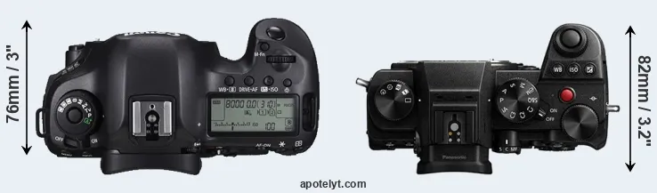 Compare 5DS versus S5 top