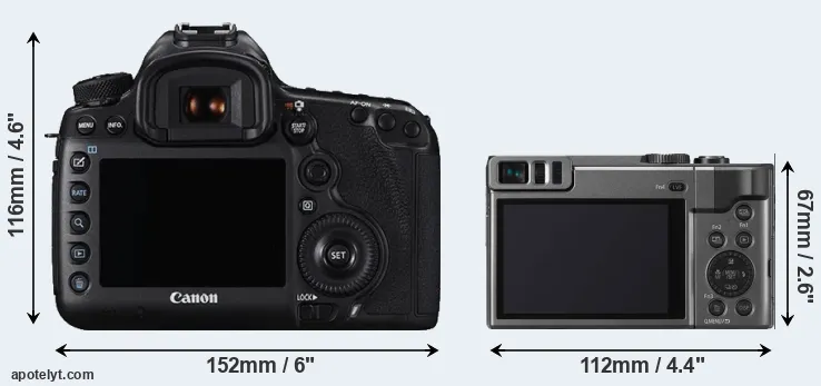 Comparison 5DS or ZS70 rear