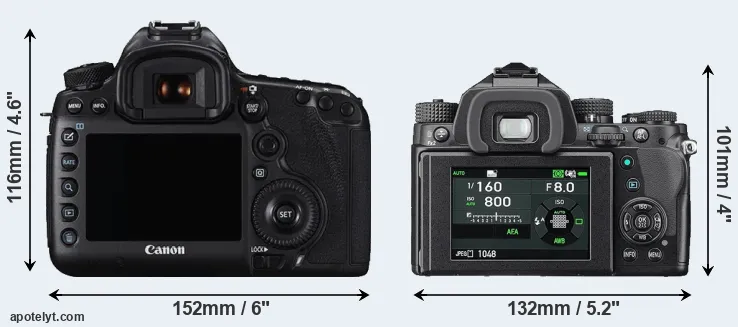 Comparison 5DS or KP rear