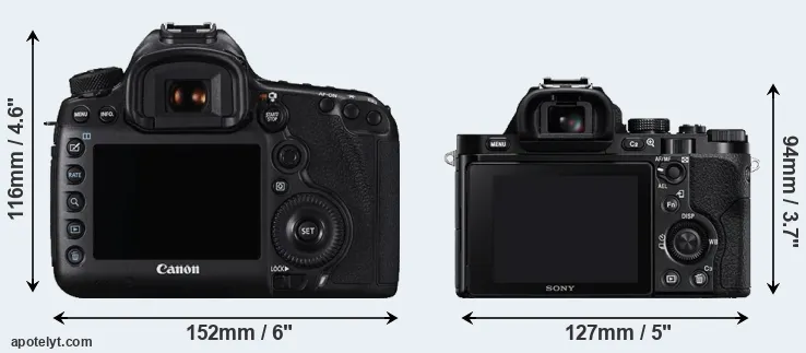 Comparison 5DS or A7 rear