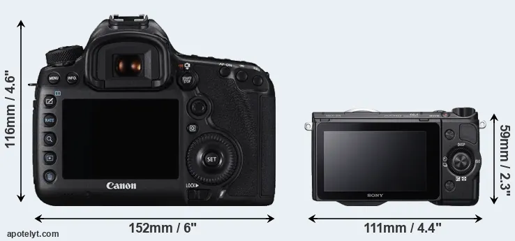 Comparison 5DS or NEX-5R rear