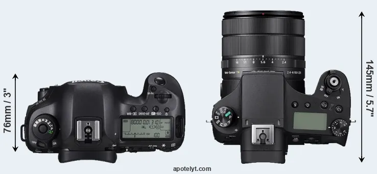 Compare 5DS versus RX10 IV top
