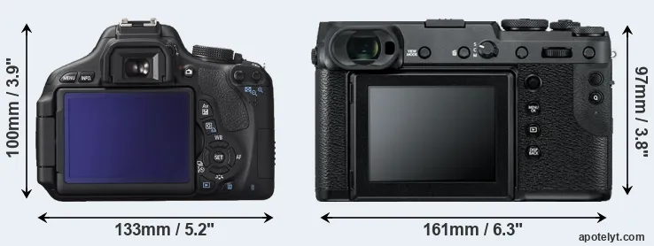 Comparison 600D or GFX 50R rear