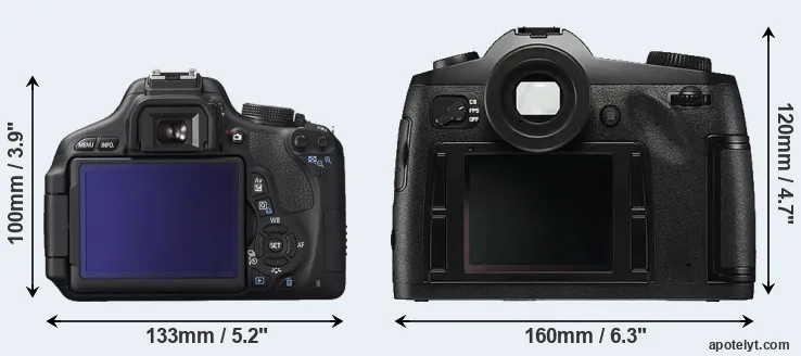 Comparison 600D or S Typ 006 rear