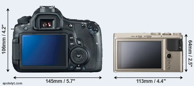 Comparison 60D or XF10 rear
