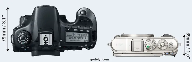 Compare 60D versus E-PL9 top