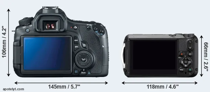 Comparison 60D or WG-6 rear