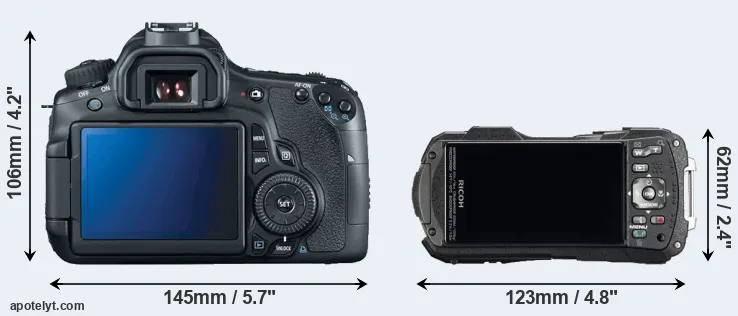 Comparison 60D or WG-60 rear