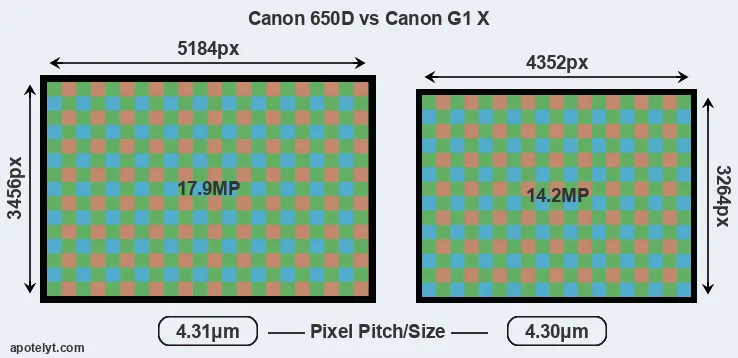 650D versus G1X MP