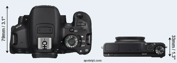Compare 650D versus XQ1 top