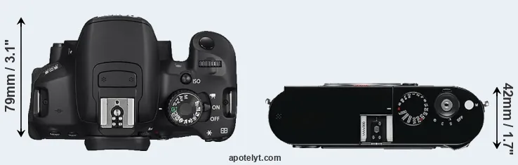 Compare 650D versus M Typ 240 top