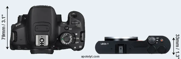 Compare 650D versus T Typ 701 top