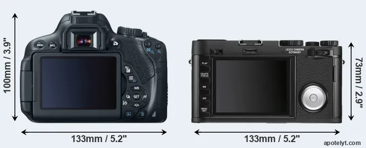 Comparison 650D or X Vario rear
