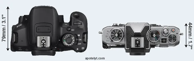 Compare 650D versus Z fc top