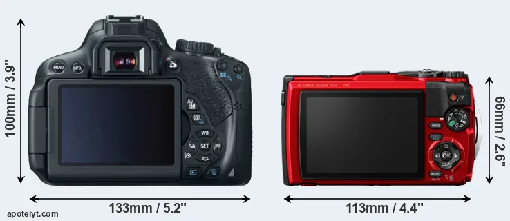 Comparison 650D or TG-6 rear