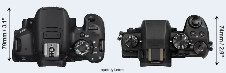 Compare 650D versus G80 top
