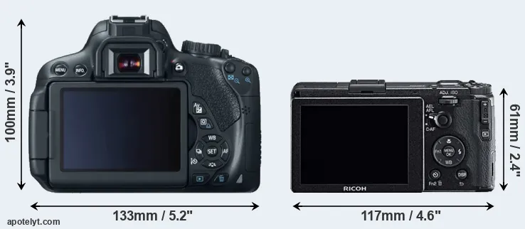 Comparison 650D or GR rear