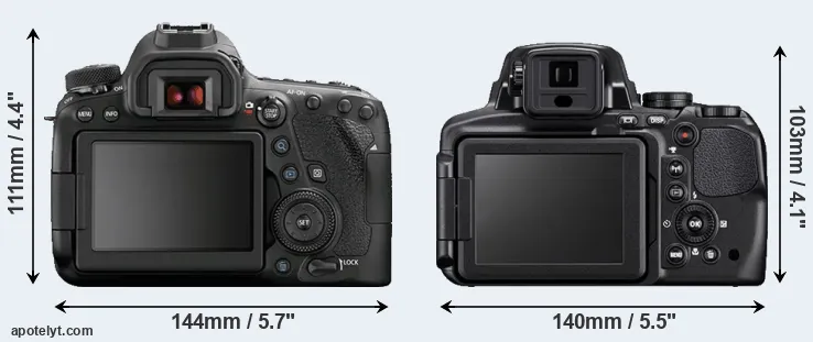 Comparison 6D Mark II or P900 rear