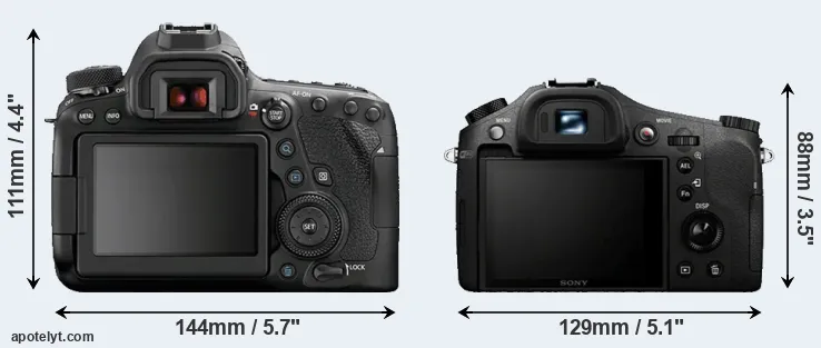Comparison 6D Mark II or RX10 rear