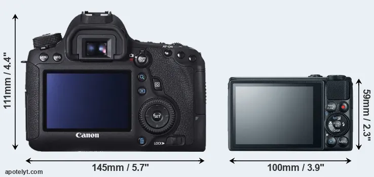 Comparison 6D or S120 rear