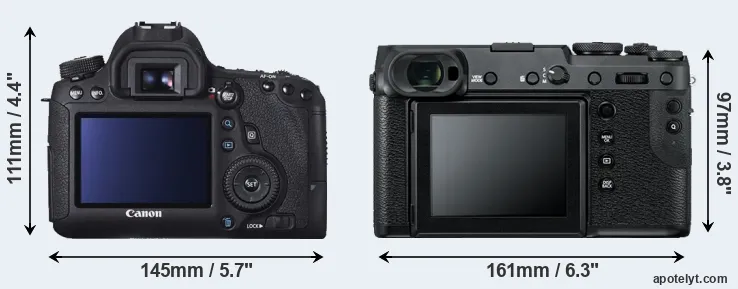 Comparison 6D or GFX 50R rear