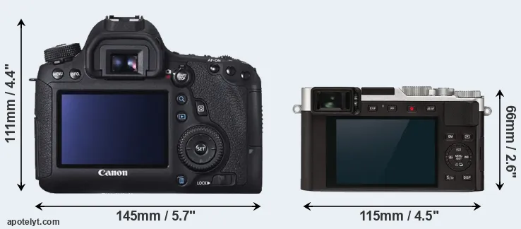 Comparison 6D or D-LUX 7 rear