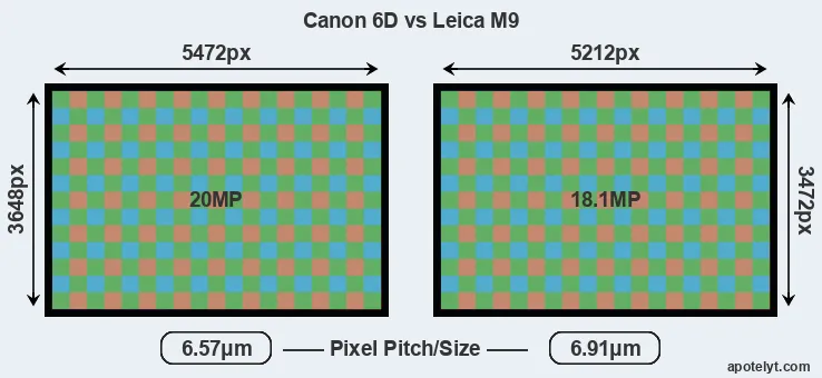 6D versus M9 MP