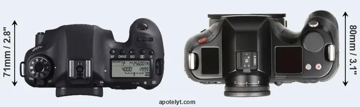 Compare 6D versus S Typ 007 top