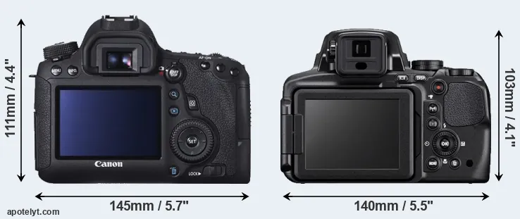 Comparison 6D or P900 rear