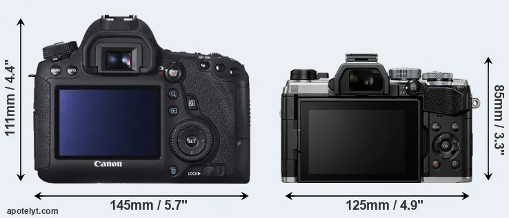 Comparison 6D or OM-5 rear