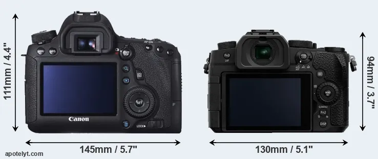 Comparison 6D or G90 rear