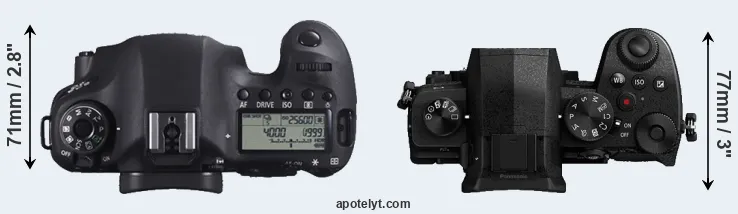Compare 6D versus G90 top