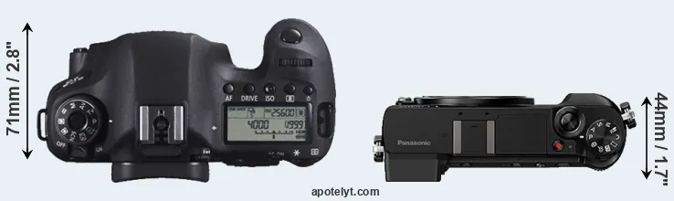 Compare 6D versus GX80 top