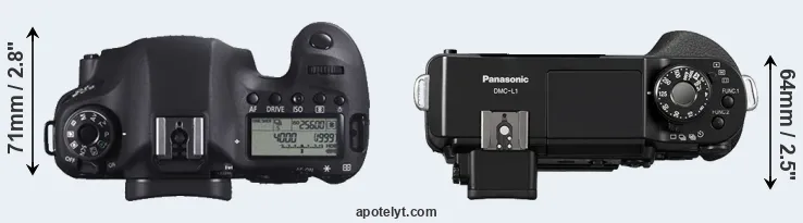 Compare 6D versus L1 top