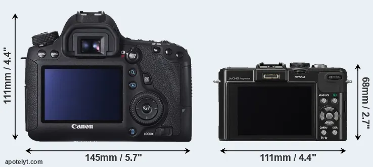 Comparison 6D or LX7 rear