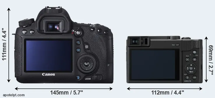 Comparison 6D or ZS80 rear