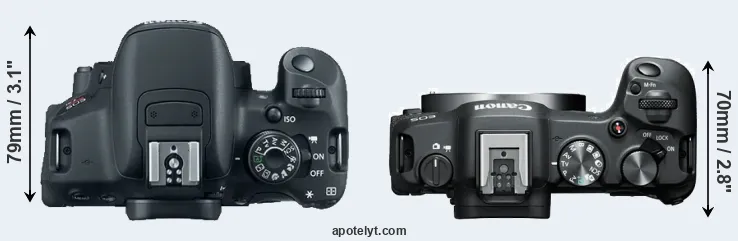 Compare 700D versus R8 top