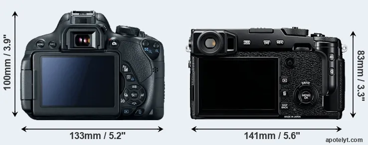 Comparison 700D or X-Pro2 rear
