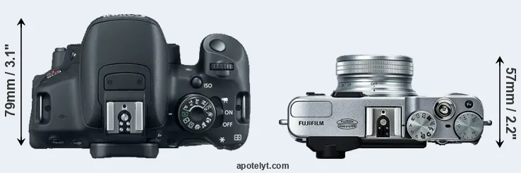 Compare 700D versus X20 top