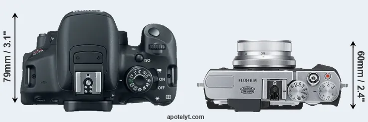 Compare 700D versus X30 top